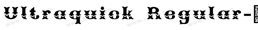 Ultraquick Regular字体转换